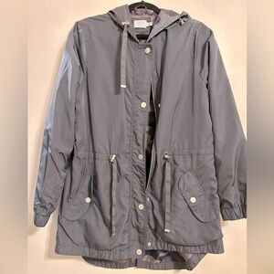 Women's Blue Hooded Jacket